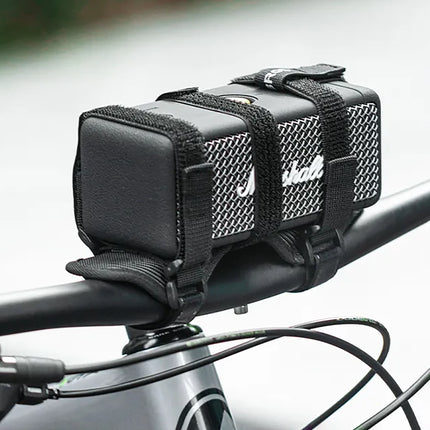 ROCKBROS Bicycle holder with Velcro for attaching to the handlebar frame for a speaker, water bottle, etc. - black – image 6