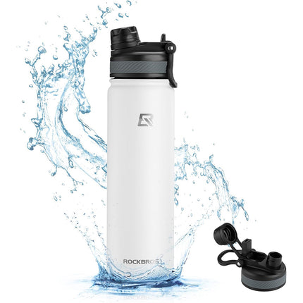 ROCKBROS Thermal bicycle bottle for drinks 530 ml - white – image 10
