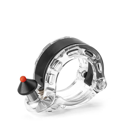 ROCKBROS Q-shaped bicycle bell 100db - transparent