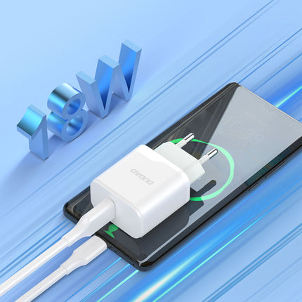 DUDAO USB-A 18W phone charger - white – image 5