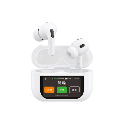 DUDAO U19 in-ear TWS wireless Bluetooth 5.3 headphones with LED display - white – image 2