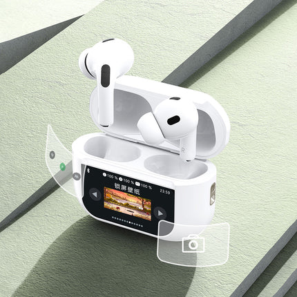 DUDAO U19 in-ear TWS wireless Bluetooth 5.3 headphones with LED display - white – image 5