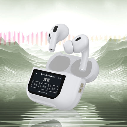 DUDAO U19 in-ear TWS wireless Bluetooth 5.3 headphones with LED display - white – image 6