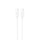 DUDAO L4C USB-C - USB-C cable 30W 480Mb/s 1.2m - white
