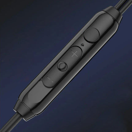 DUDAO Wired in-ear headphones with microphone and USB-C remote control 1.2 m - black – image 5
