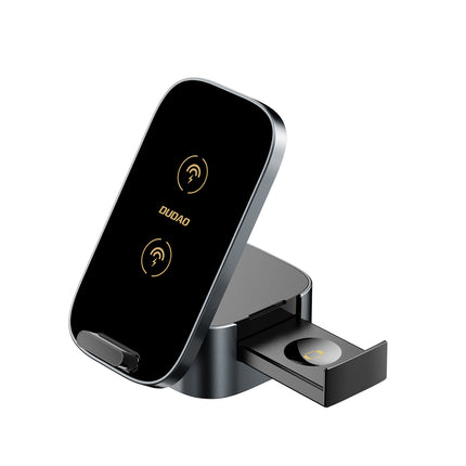 DUDAO 3in1 A11Pro+ 15W inductive charger for phone, smartwatch, headphones - black
