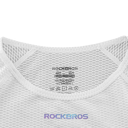 ROCKBROS Women's quick-drying cycling vest T-shirt, 3D fabric, XL/XXL - white – image 9