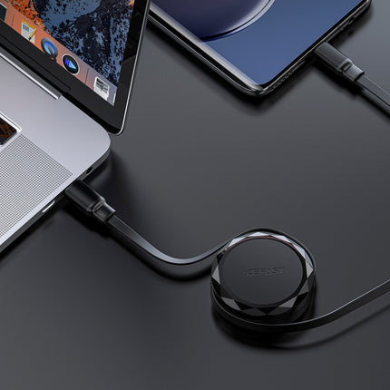 ACEFAST USB-C - USB-C retractable cable with organizer 60W - black – image 5
