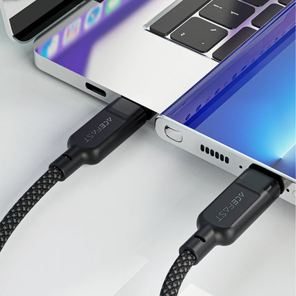 ACEFAST 2in1 Cable double USB-C - 2x USB-C 100W 480Mb/s - black – image 7