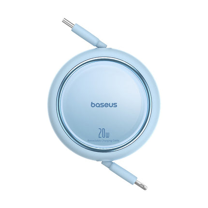 BASEUS Free2Pull USB-C - iPhone Lightning 20W 1m retractable cable - blue