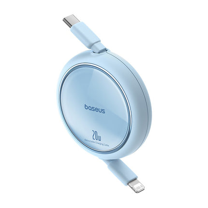 BASEUS Free2Pull USB-C - iPhone Lightning 20W 1m retractable cable - blue – image 2