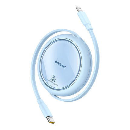 BASEUS Free2Pull USB-C - iPhone Lightning 20W 1m retractable cable - blue – image 3