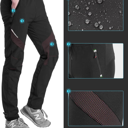 ROCKBROS Patrol windproof cycling and trekking sports pants, size L - black – image 5
