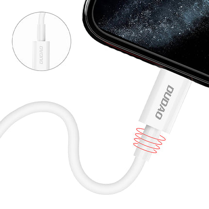 DUDAO L6X USB-C - iPhone Lightning PD cable 20W 1m - white – image 2