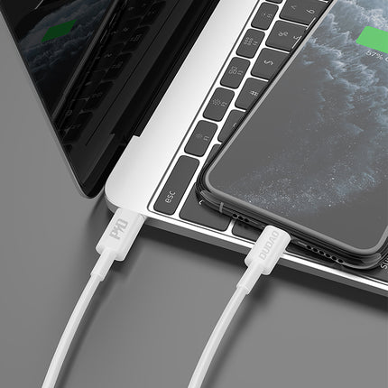 DUDAO L6X USB-C - iPhone Lightning PD cable 20W 1m - white – image 4
