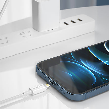 DUDAO L6X USB-C - iPhone Lightning PD cable 20W 1m - white – image 5