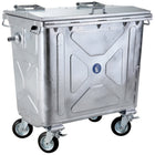 GSG24 Metal Steel Waste Container Garbage Ash Refractory EN 840-2 660L