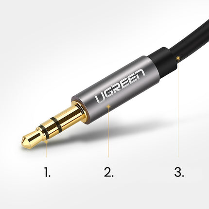 UGREEN AV119 mini jack 3.5mm audio cable 5m - black – image 7