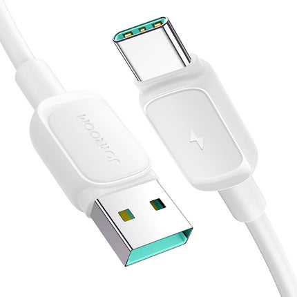 JOYROOM Multi-Color Series A14 USB-A - USB-C 3A cable 1.2 m - white