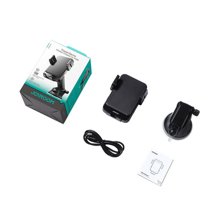 JOYROOM Electric holder with 15W inductive charger for the dashboard - black – image 8