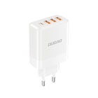 DUDAO Mains charger 3x USB-A 1x USB-C PD 20W - white
