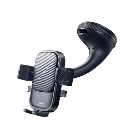JOYROOM Clamping car phone holder mounted on the windshield - black