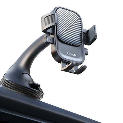 JOYROOM Clamping car phone holder mounted on the windshield - black – image 2