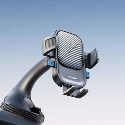 JOYROOM Clamping car phone holder mounted on the windshield - black – image 8