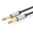 UGREEN Cable mono audio cable TS jack 6.35mm - jack 6.35mm 3m - gray