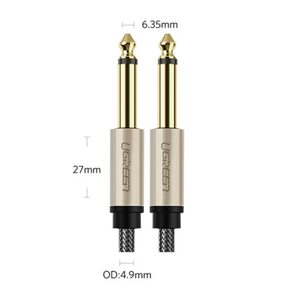 UGREEN Cable mono audio cable TS jack 6.35mm - jack 6.35mm 3m - gray – image 5