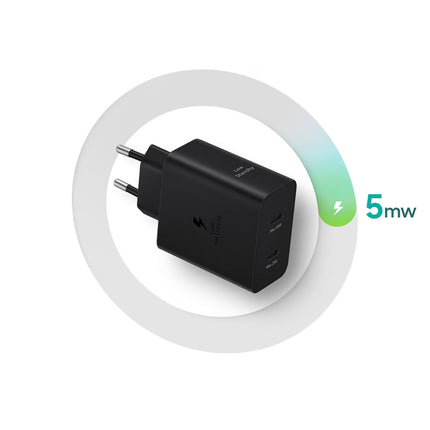 SAMSUNG Samsung Power Adapter Duo 2x USB-C 50W wall charger - black – image 7