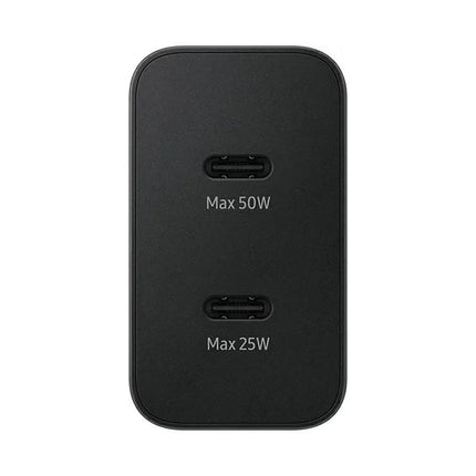 SAMSUNG Samsung Power Adapter Duo 2x USB-C 50W wall charger - black – image 3