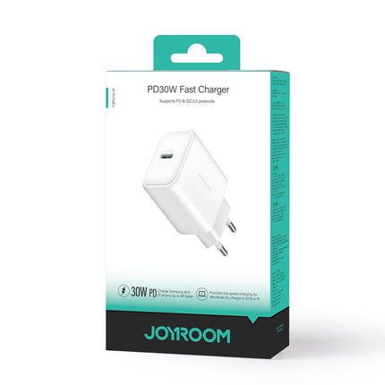 JOYROOM USB-C PD 30W QC SFC wall charger - white – image 8