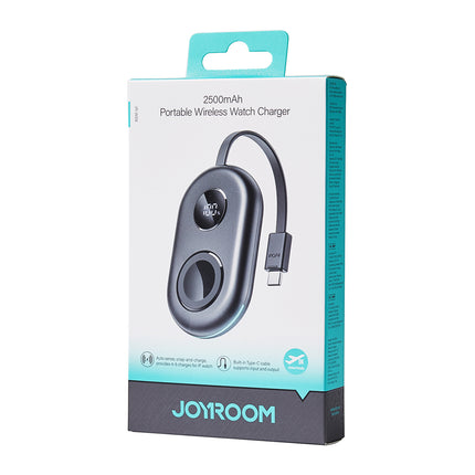 JOYROOM Powerbank 2500mAh with Apple Watch 3W charger and USB-C cable - black – image 2