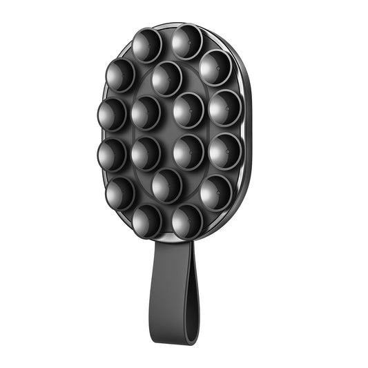 JOYROOM Magnetic phone holder 4.7-7'' with suction cups for mirror glass - black