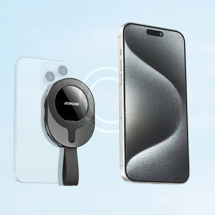 JOYROOM Magnetic phone holder 4.7-7'' with suction cups for mirror glass - black – image 5
