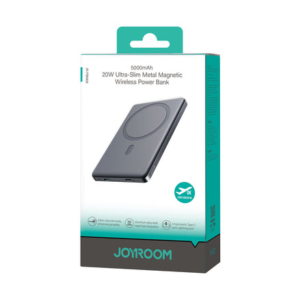 JOYROOM Powerbank 5000mAh USB-C 20W PD and 15W inductive charging - gray – image 8