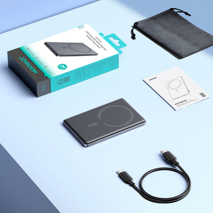 JOYROOM Powerbank 5000mAh USB-C 20W PD and 15W inductive charging - gray – image 9