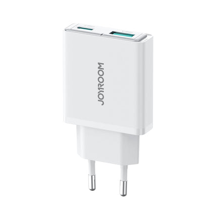 JOYROOM Small and super-slim 20W USB-A USB-C wall charger - white – image 5