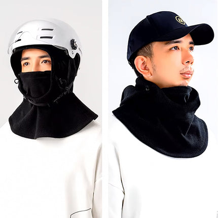 ROCKBROS Outdoor windproof, waterproof fleece balaclava - black – image 2