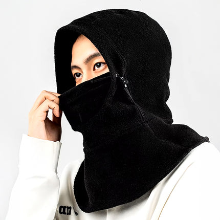 ROCKBROS Outdoor windproof, waterproof fleece balaclava - black – image 3