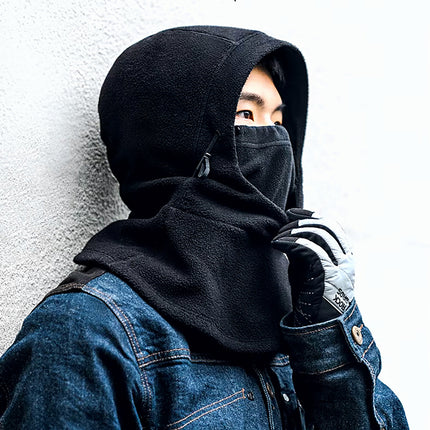 ROCKBROS Outdoor windproof, waterproof fleece balaclava - black – image 7