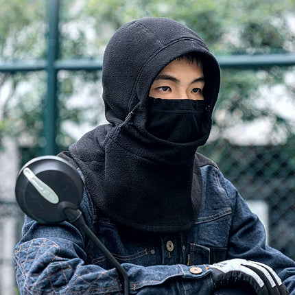 ROCKBROS Outdoor windproof, waterproof fleece balaclava - black – image 9