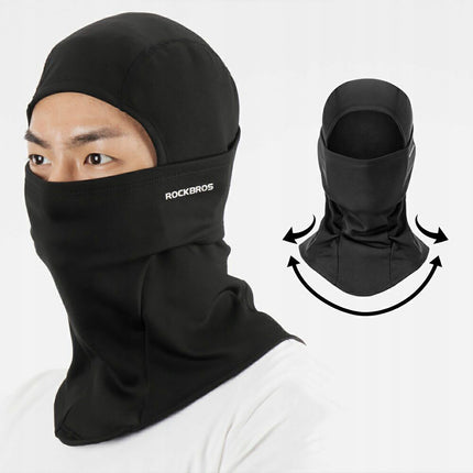 ROCKBROS Insulated, breathable sports balaclava - black – image 3