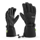 Qunature Waterproof touchscreen ski gloves for the Finger Style phone, size M - black
