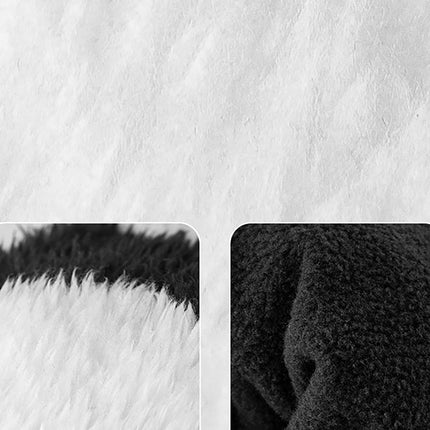 Qunature Panda ski gloves for children and adults, size S - black/white – image 7