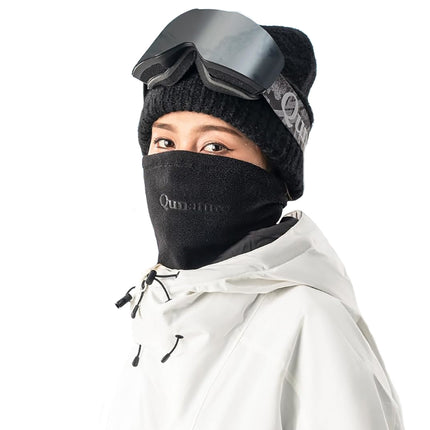 Qunature Oli thermal comfort ski scarf, size M - black – image 3