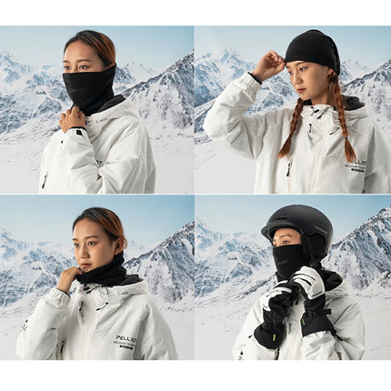 Qunature Oli thermal comfort ski scarf, size M - black – image 13