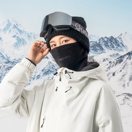 Qunature Oli thermal comfort ski scarf, size M - black – image 16