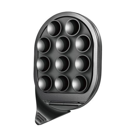 JOYROOM Magnetic smartphone holder with suction cups for mirror glass - black